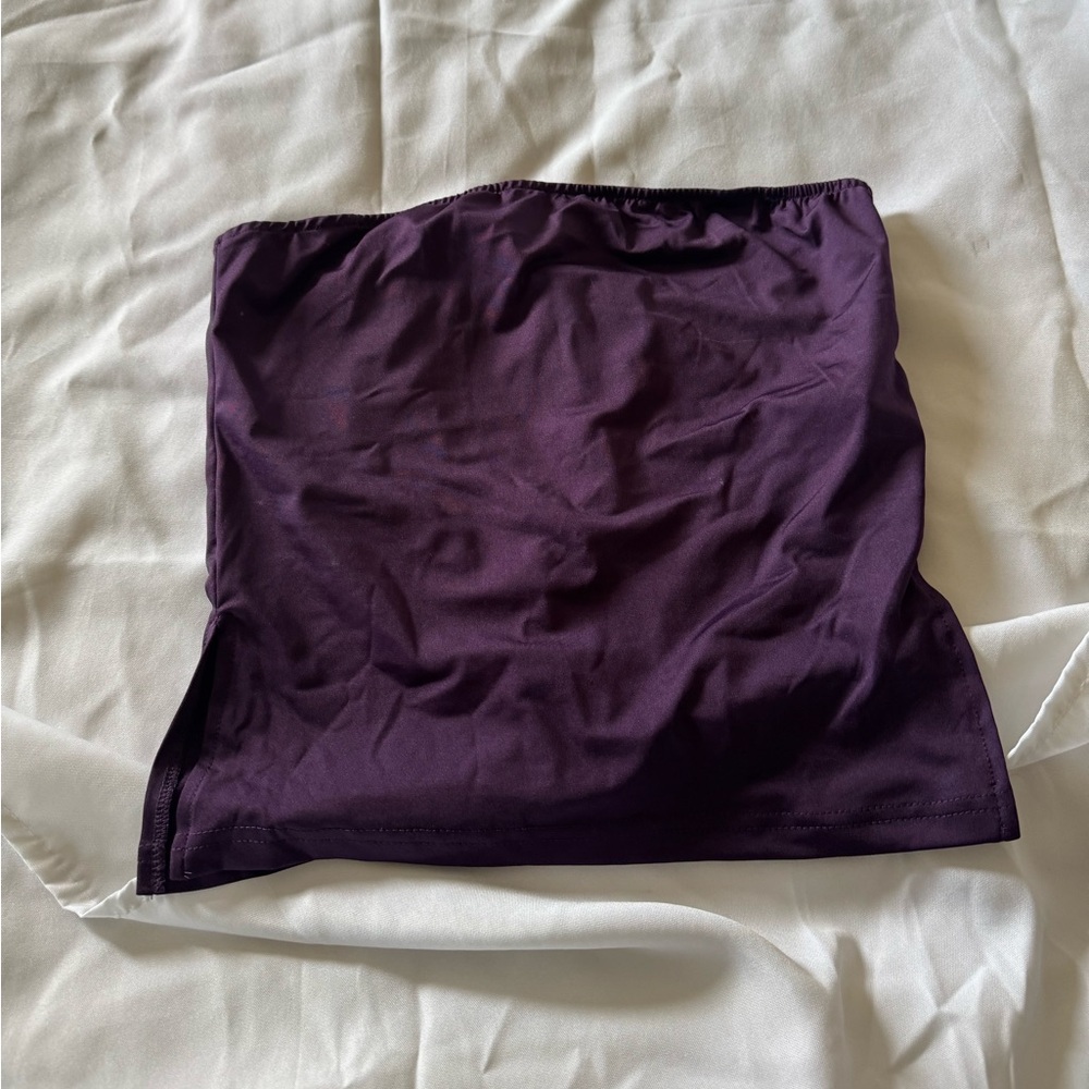 Strapless Plum Top 💟